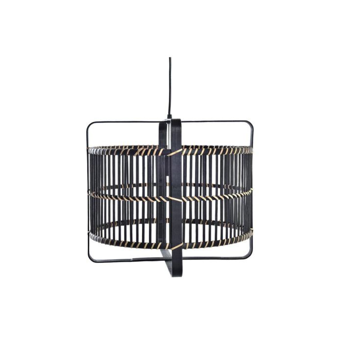 Lampara Techo Colonial DKD Home Decor Negro 40 x 35 x 40 cm Lampara Techo Colonial DKD Home Decor Negro 40 x 35 x 40 cm