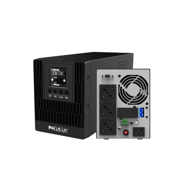 Phasak SAI Phasak Smart Pro Online 1000 VA PH 9210 1000W 3 Salidas Torre