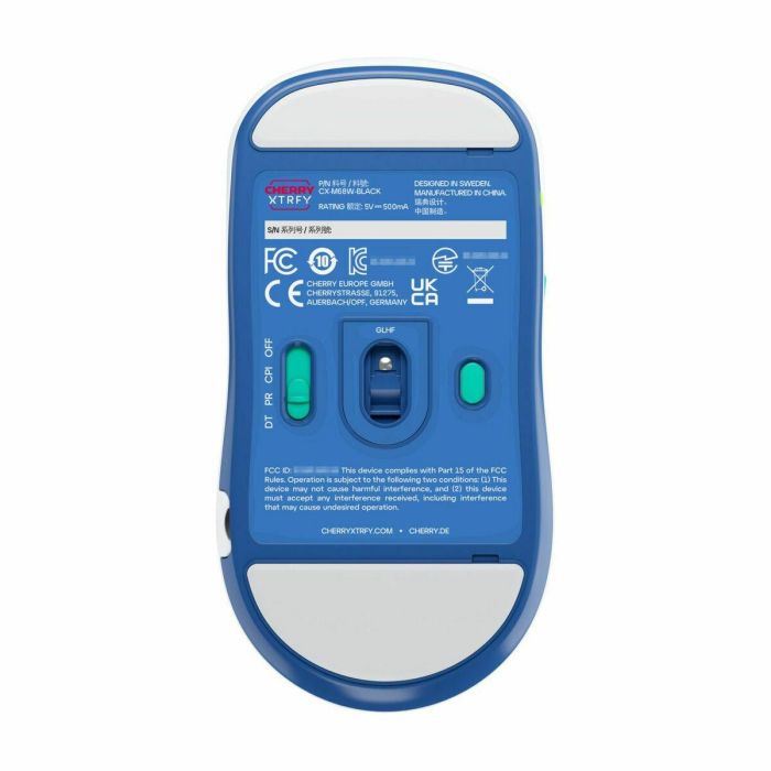 XTRFY M68 WIRELESS Ratón inalámbrico para juegos ultraligero simétrico 2.4 GHz Blanco XTR1731630576004 4