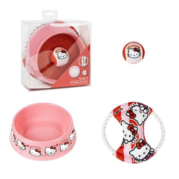 Hello Kitty Set para mascotas rosa 21.0 x 21.0 x 8.8 cm 0 Hello Kitty Set para mascotas rosa 21.0 x 21.0 x 8.8 cm 0