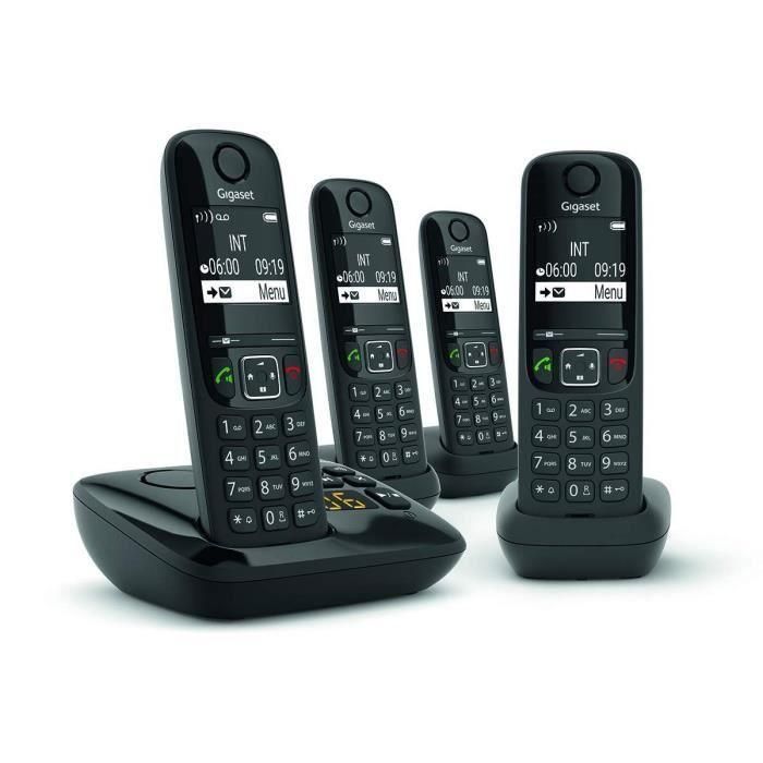 Teléfono Inalámbrico Gigaset AS690A Quattro Negro 2 Teléfono Inalámbrico Gigaset AS690A Quattro Negro 2