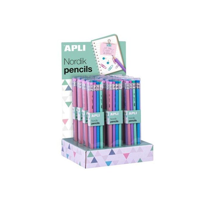 Lapiz Apli Grafito Nordik Collection Bolsa De 8 Expositor De 12