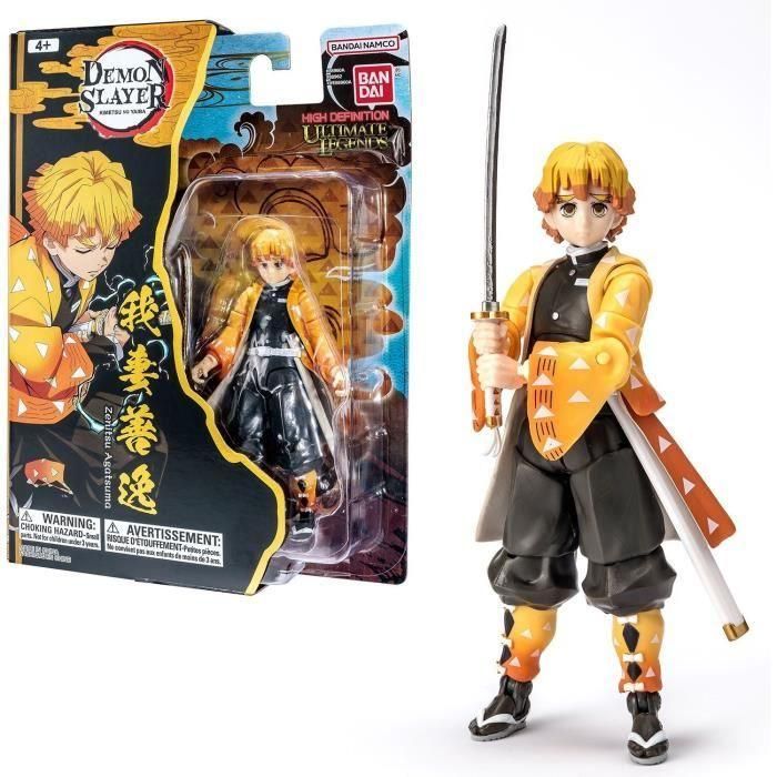 Bandai VE88962 - Figura de acción articulada Zenitsu Agatsuma Demon Slayer Ultimate Legends HD 12 cm Bandai VE88962 - Figura de acción articulada Zenitsu Agatsuma Demon Slayer Ultimate Legends HD 12 cm