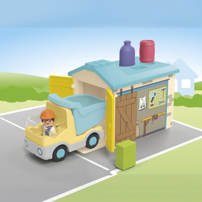 Playmobil Camión Con Garaje Junior 71686 de Clasificación para Niños y Niñas +12 Meses 2