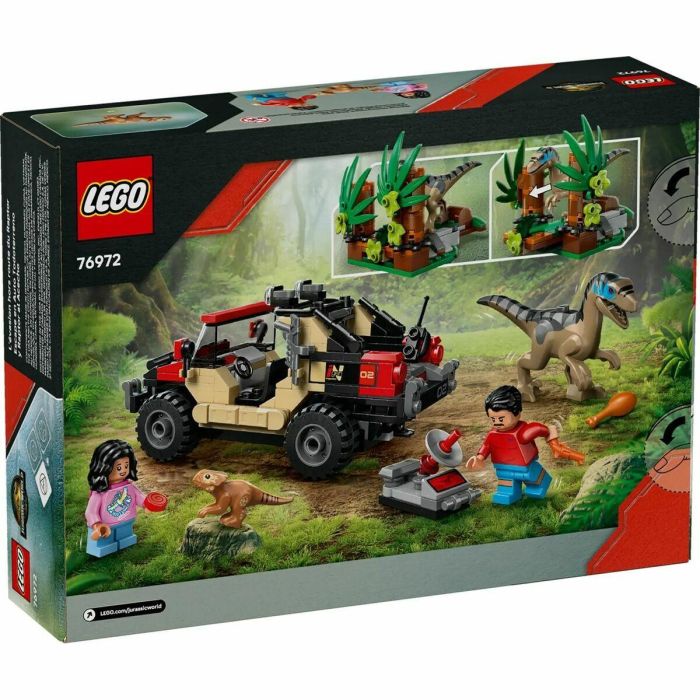 Lego Set de Construcción Jurassic World Velociraptor 76972, 285 Piezas, Juego para Niños 15