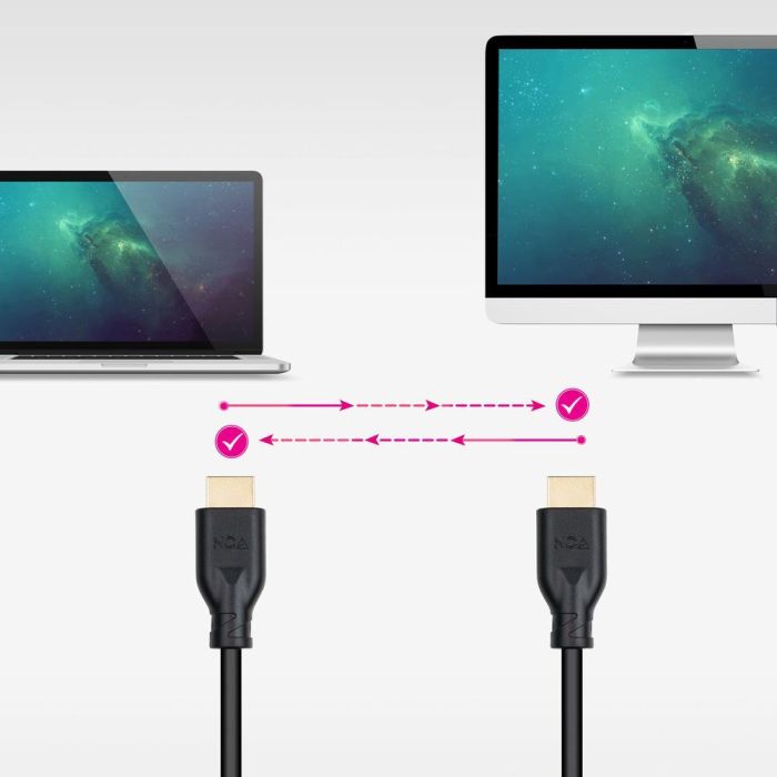 Nano Cable 10.15.3901 Cable HDMI 2.0 Macho-Macho 4K Ultra HD 60Hz HDR 18Gbps 1 metro Negro CCS 3 Nano Cable 10.15.3901 Cable HDMI 2.0 Macho-Macho 4K Ultra HD 60Hz HDR 18Gbps 1 metro Negro CCS 3