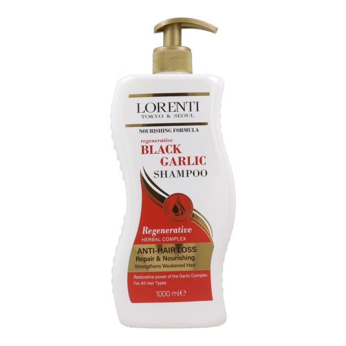 Lorenti Hair Champú 1000 ml Black Garlik