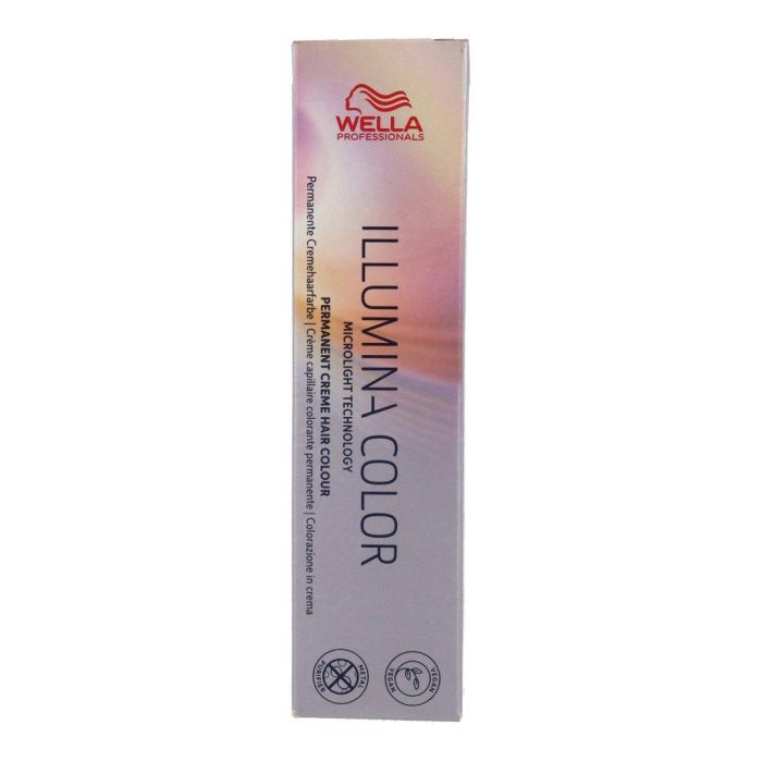 Wella Illumina Color Tinte 5/02 - Castaño Claro Natural Mate 60 ml, Cobertura de Canas Perfecta