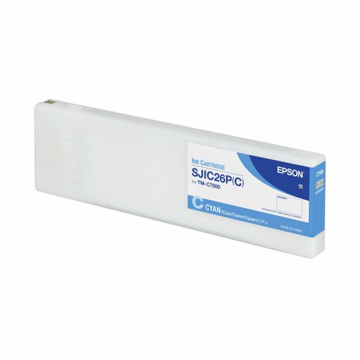 Cartucho de Tinta Original Epson SJIC26PC Cian Cartucho de Tinta Original Epson SJIC26PC Cian