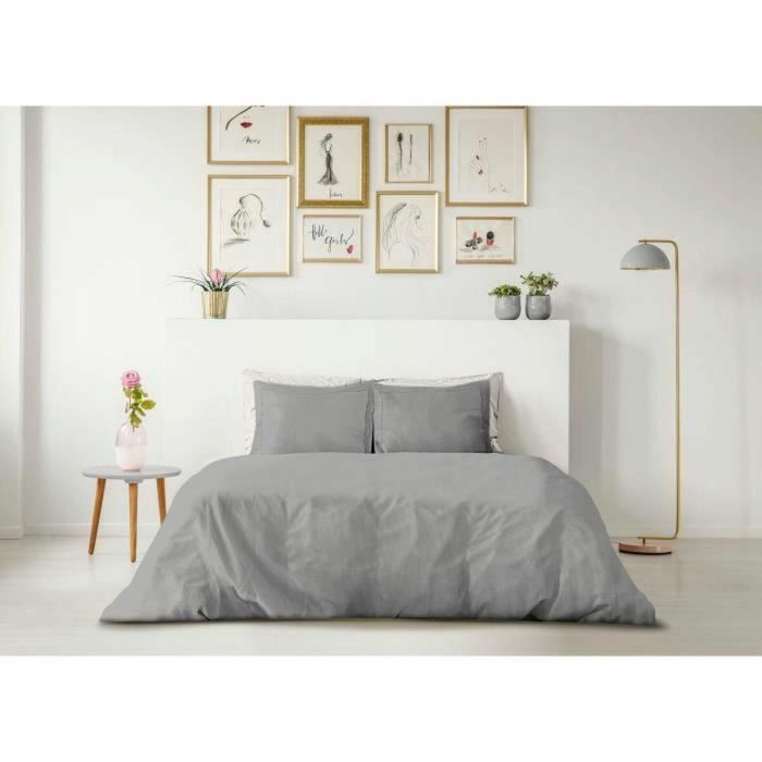 Lovely Home LOV3701393712828 Juego Nórdico 220x240 cm 100% algodón Gris Claro 1 Lovely Home LOV3701393712828 Juego Nórdico 220x240 cm 100% algodón Gris Claro 1