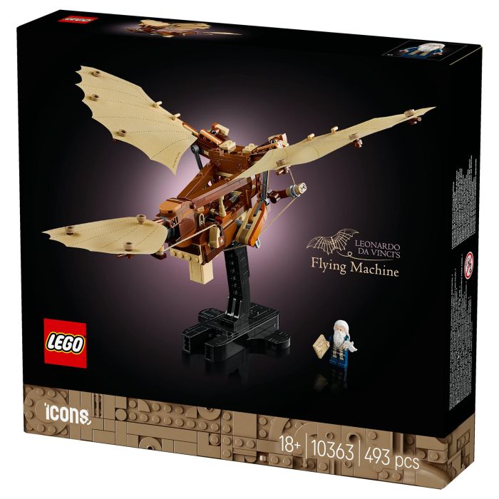 LEGO ICONS 10363 Máquina Voladora de Leonardo da Vinci, Juego Construcción, 493 Piezas, 18+ Años 41