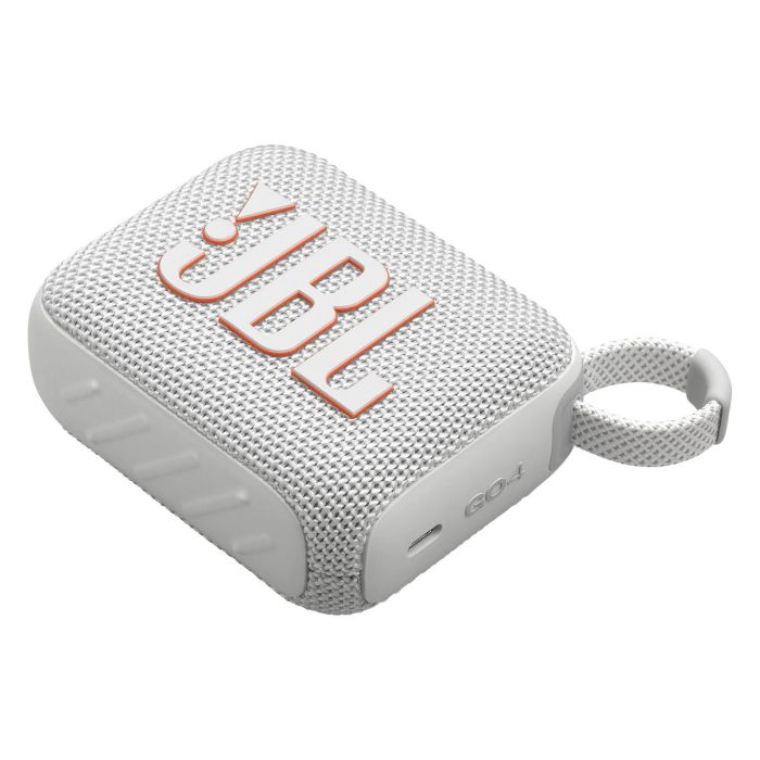 JBL GO 4 Altavoz Bluetooth Portátil 4.2W Blanco, 7h Reproducción, IP67, Bluetooth 5.3