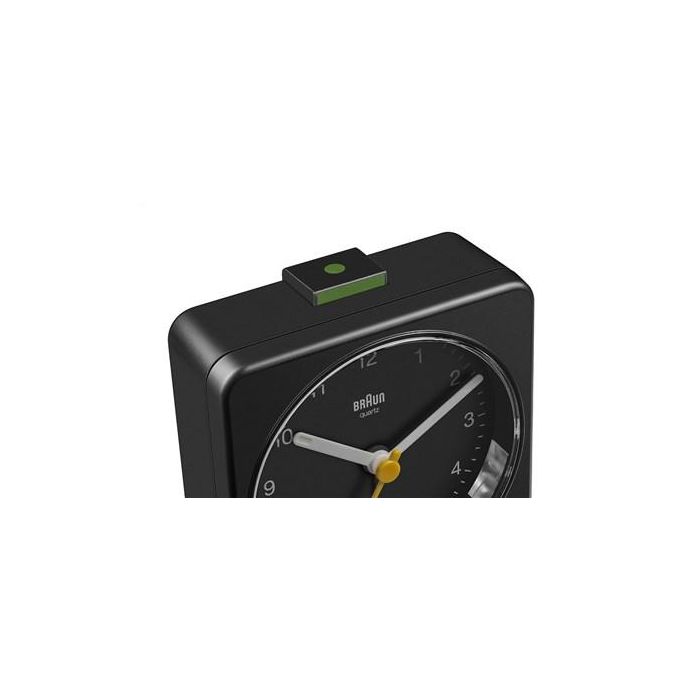 Braun BC-03-B Reloj Despertador Clásico Analógico Negro con Movimiento Silencioso y Alarma Creciente 1 Braun BC-03-B Reloj Despertador Clásico Analógico Negro con Movimiento Silencioso y Alarma Creciente 1