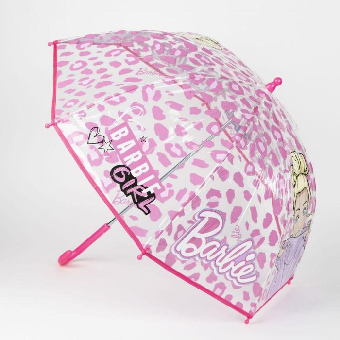 Barbie Paraguas Manual de Burbuja para Niñas Rosa de 2 a 8 años - 45 cm 3 Barbie Paraguas Manual de Burbuja para Niñas Rosa de 2 a 8 años - 45 cm 3