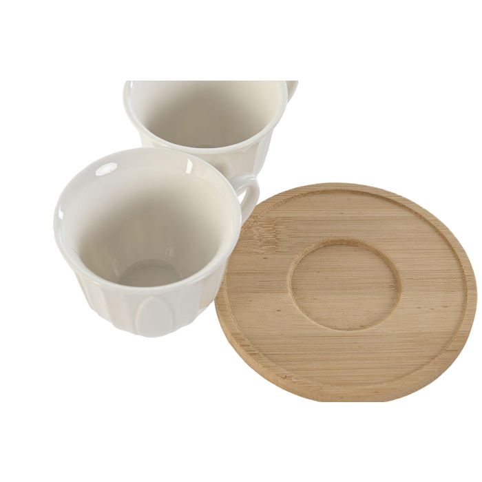 Cafe Basicos DKD Home Decor Blanco 6.8 x 5.5 x 8.3 cm Set de 6 2