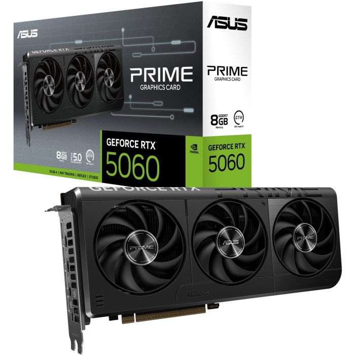 ASUS RTX 5060 8GB GDDR7 PRIME Tarjeta Gráfica Gaming 3 Fan 10 ASUS RTX 5060 8GB GDDR7 PRIME Tarjeta Gráfica Gaming 3 Fan 10