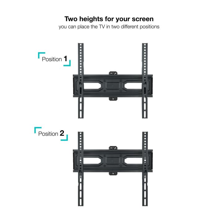 TOOQ SOPORTE PARED PANTALLAS 32-55" GIRA/INCLI NEGRO 4 TOOQ SOPORTE PARED PANTALLAS 32-55" GIRA/INCLI NEGRO 4
