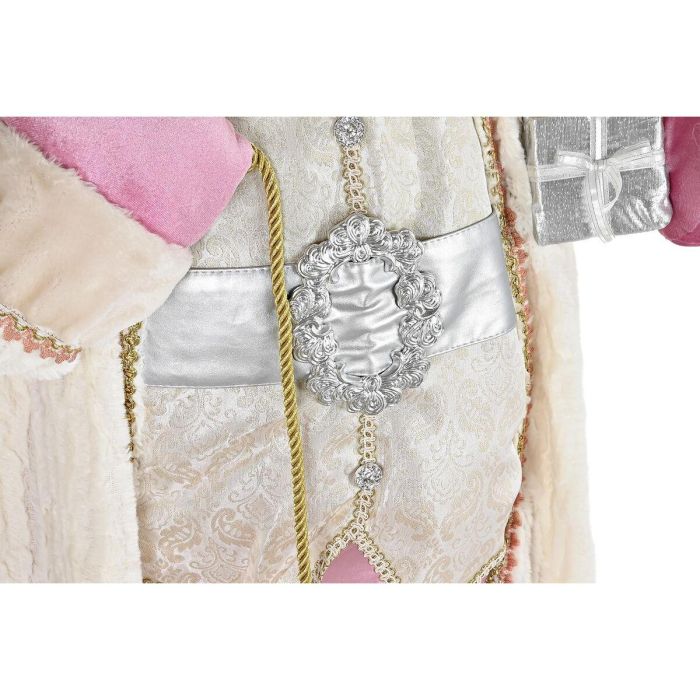 DKD Home Decor Figura Decorativa de Navidad Fantasia, Colores Rosa y Gris Claro, de Poliéster, PVC y Madera - 50 x 124 x 60 cm 1 DKD Home Decor Figura Decorativa de Navidad Fantasia, Colores Rosa y Gris Claro, de Poliéster, PVC y Madera - 50 x 124 x 60 cm 1