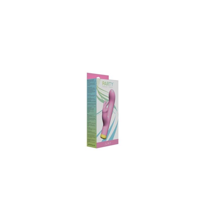 Vibrador Doble Estimulación Party Color Toys JUNY  Rosa 1