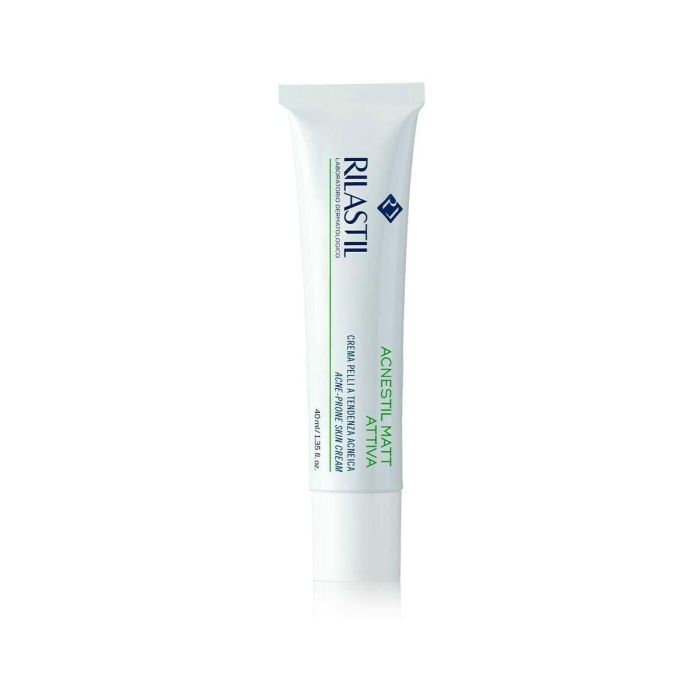 Rilastil Acnestil Matt Crema Hidratante Matificante 40ml | Acné Piel Grasa Mixta Poros Imperfecciones Hipoalergénica No Comedogénica