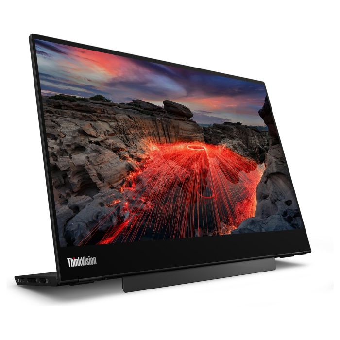 Lenovo ThinkVision M14t Gen 2 Monitor Portátil 14" IPS Touch 2.2K (2240x1400) 60Hz 6ms USB-C Negro - Incluye Base y Certificación Eyesafe