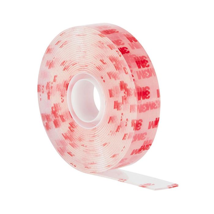 Scotch Cinta Doble Cara de Montaje Transparente, Adhesiva, 19mm x 5m, Soporta hasta 7kg para Fijación Fuerte 1