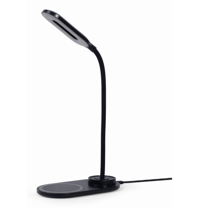 GEMBIRD TA-WPC10-LED-01 Cargador Inalámbrico Qi 10W Smartphone Negro Interior