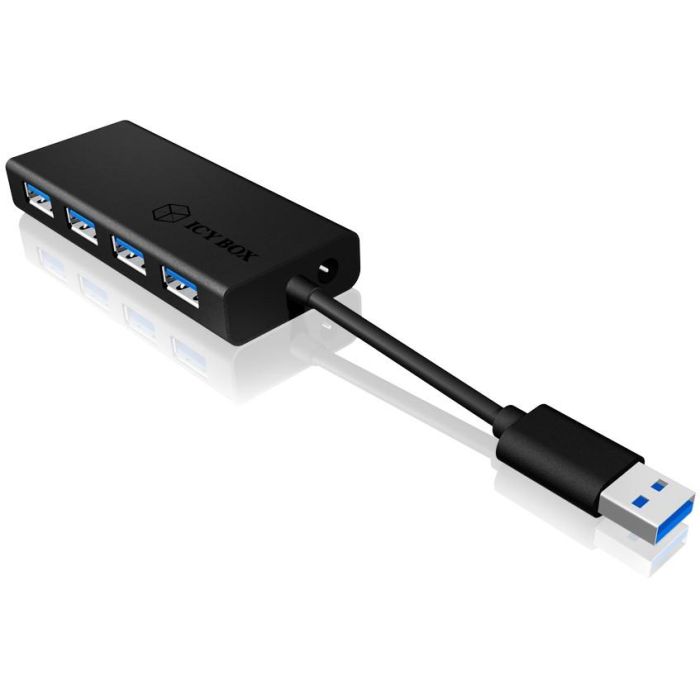 ICY BOX IB-AC6104-B USB 3.0 HUB 4-Port 4xUSB 3.0 2