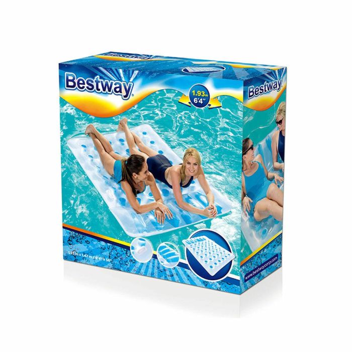 Bestway Colchoneta Doble Hinchable Vasos 193x142 cm Playa y Piscina 43055 19