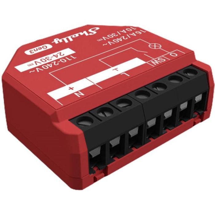Shelly Relais "1PM Gen3" max 16A WLAN BT 0 Shelly Relais "1PM Gen3" max 16A WLAN BT 0