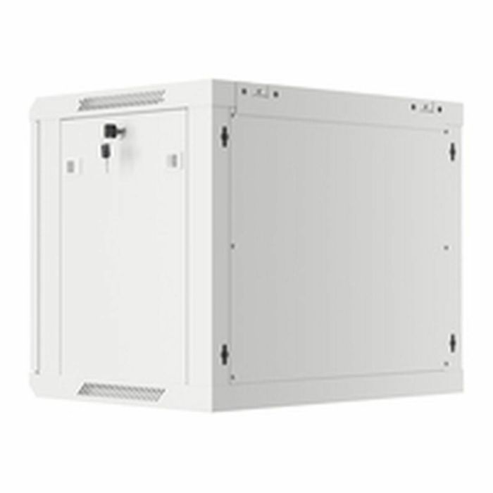 Lanberg WF01-6409-10S Armario Rack Bastidor de Pared de 9U con Carga Máxima de 60 kg, Color Gris 10