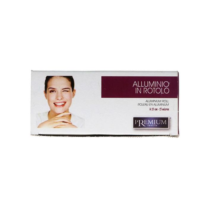 Premium Rollo de Papel Aluminio en Caja 13 cm 15 Micras