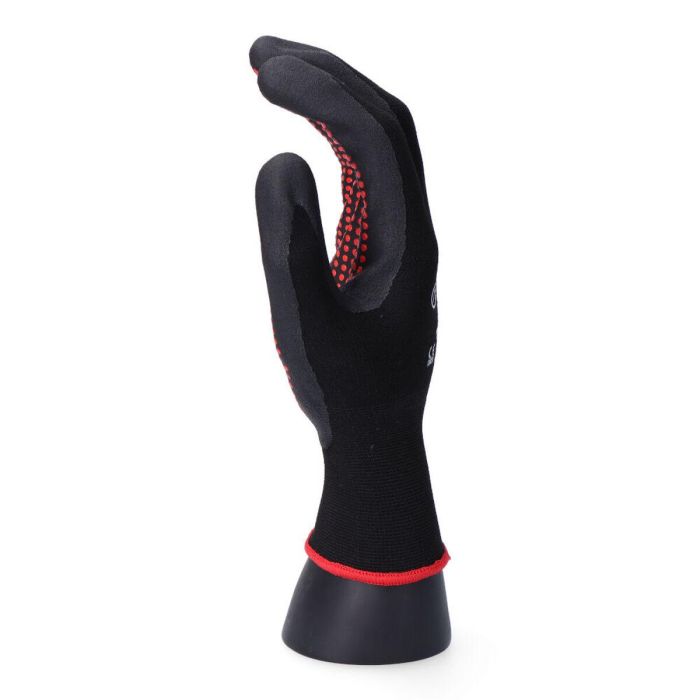 Guantes de Trabajo EDM Negro Licra Nitrilo Metal Industriales 2 Guantes de Trabajo EDM Negro Licra Nitrilo Metal Industriales 2