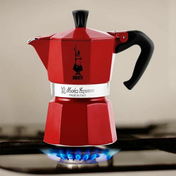 Cafetera Italiana Bialetti 0004943/NP Rojo 6 Tazas 4