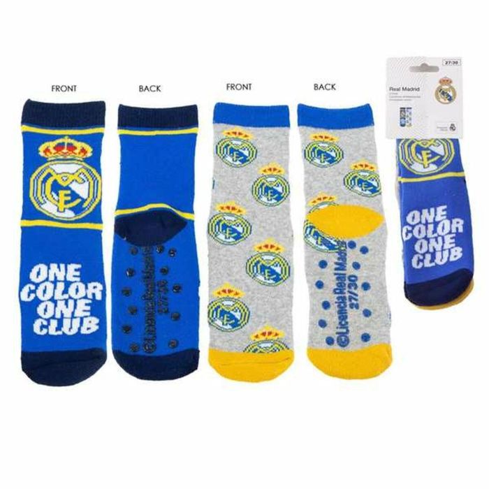 Cerdá Calcetín Antideslizante Real Madrid con Aplicaciones Talla 31-34 Multicolor 7 Cerdá Calcetín Antideslizante Real Madrid con Aplicaciones Talla 31-34 Multicolor 7