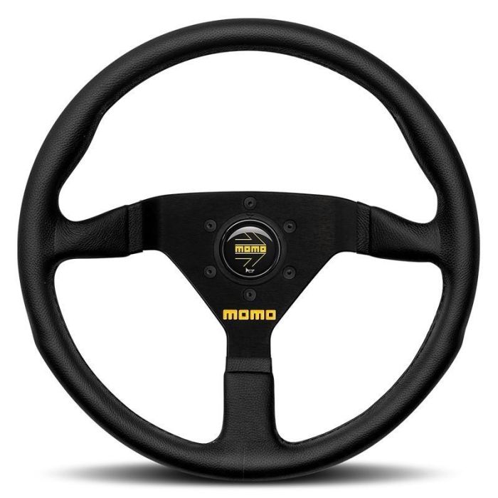 Momo MOM11111783511R Volante Deportivo Rally Mod.78 de Competición en Piel Negra 350mm con Desplazamiento 88mm Momo MOM11111783511R Volante Deportivo Rally Mod.78 de Competición en Piel Negra 350mm con Desplazamiento 88mm