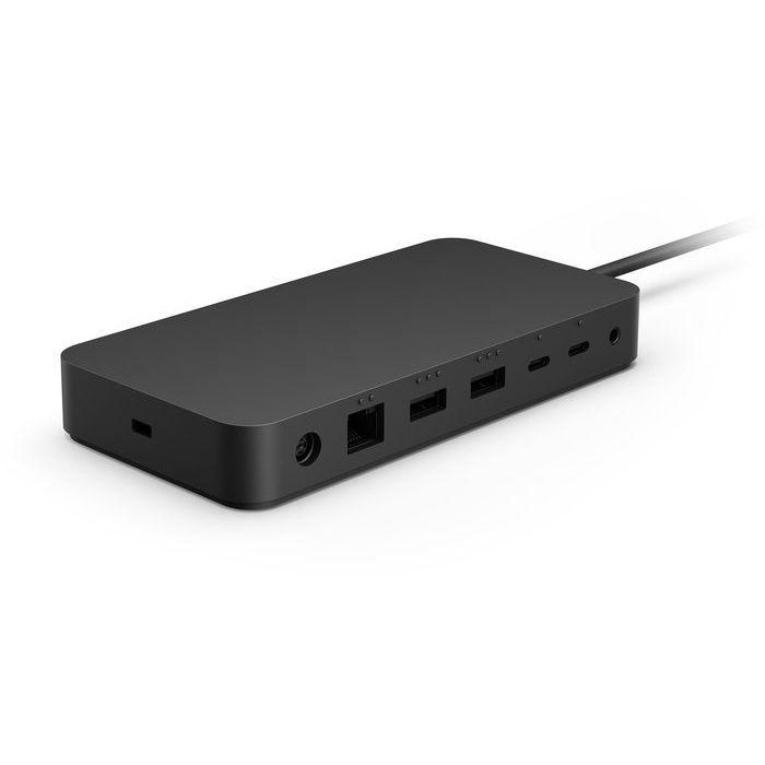 Microsoft Dock Thunderbolt 4, Alámbrico, 3x USB 3.2 Gen 2, 3x Thunderbolt 4, Ethernet 2500 Mbit/s, Negro, Bloqueo Kensington 0 Microsoft Dock Thunderbolt 4, Alámbrico, 3x USB 3.2 Gen 2, 3x Thunderbolt 4, Ethernet 2500 Mbit/s, Negro, Bloqueo Kensington 0