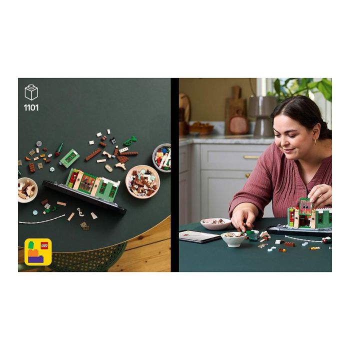 LEGO 10362 Cafetería Francesa: Decoración de Estantería Parisina Set para Adultos