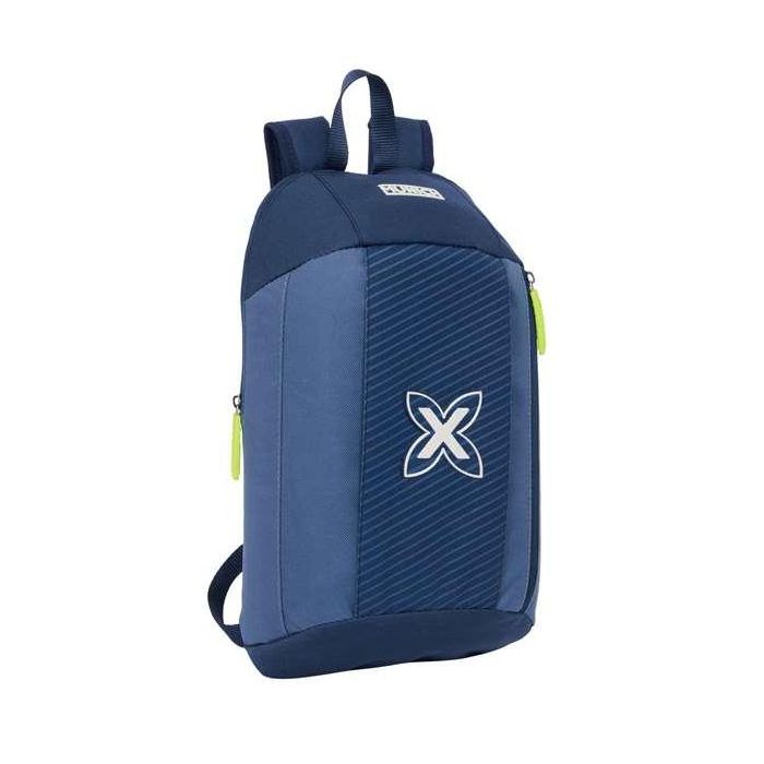 Mini Mochila Safta Con Cremallera Vertical Munich Blue Indigo 390x220x100 mm Mini Mochila Safta Con Cremallera Vertical Munich Blue Indigo 390x220x100 mm
