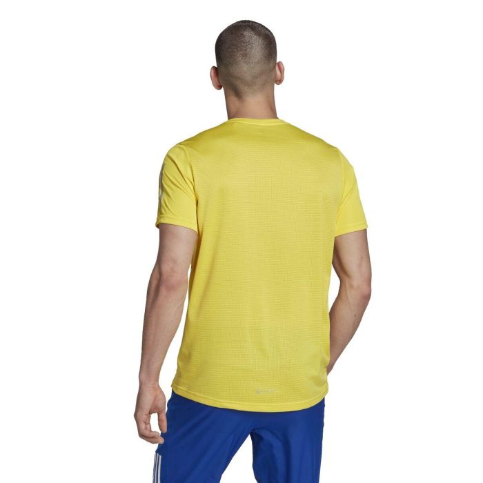 Camiseta de Manga Corta Hombre Adidas Amarillo M 18 Camiseta de Manga Corta Hombre Adidas Amarillo M 18
