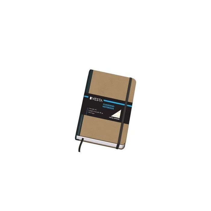 Cuaderno Vesta Nature A6 96H 80Gr. Horizontal Con Goma Cuaderno Vesta Nature A6 96H 80Gr. Horizontal Con Goma