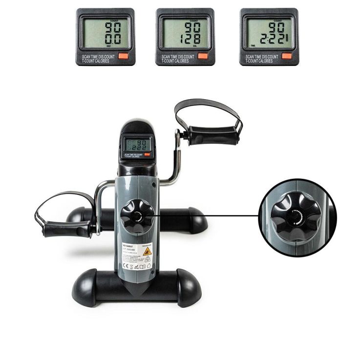 Pedaleador Estático para Piernas y Brazos con Esterilla Velora 2100 InnovaGoods 3 Pedaleador Estático para Piernas y Brazos con Esterilla Velora 2100 InnovaGoods 3
