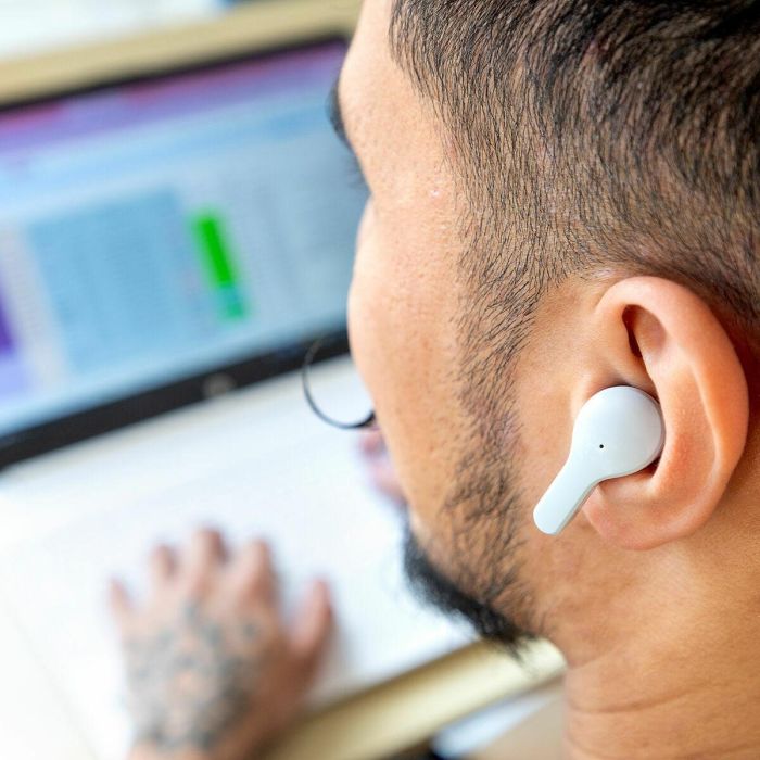 Auriculares Inalámbricos con Estuche de Carga Grey InnovaGoods 7 Auriculares Inalámbricos con Estuche de Carga Grey InnovaGoods 7