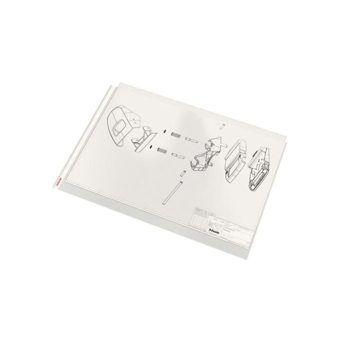 Esselte Fundas Multitaladro Apaisada A3 Piel De Naranja Con Refuerzo 80 Micras - Bolsa De 10 Unidades