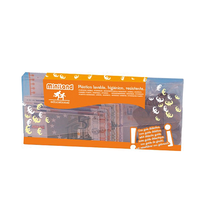 Miniland Juego de Monedas y Billetes Activity Euro 108 Piezas 1