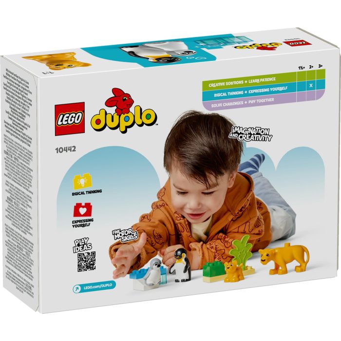 LEGO DUPLO 10442 Juguete de Construcción Familias Fauna Salvaje: Pingüinos y Leones para Desarrollo Motriz y Imaginación Niños +2 Años 11
