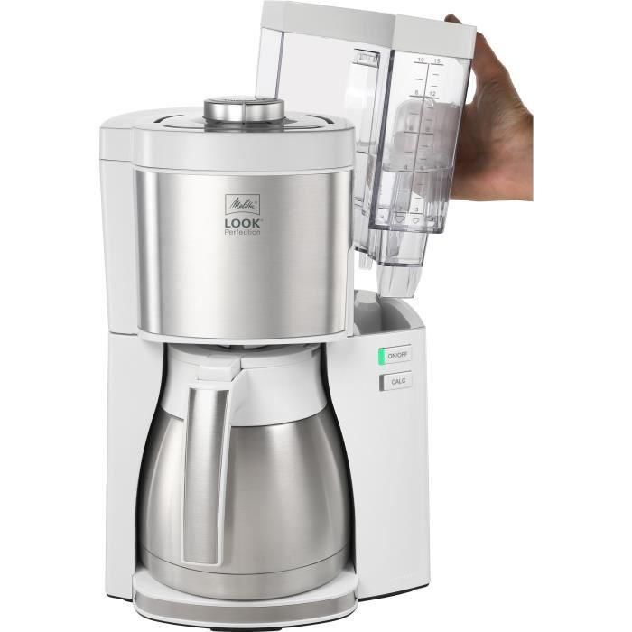 Máquina de café Melitta - Look V Termero perfección 1025-15 White/Cepilled Steel 2 Máquina de café Melitta - Look V Termero perfección 1025-15 White/Cepilled Steel 2