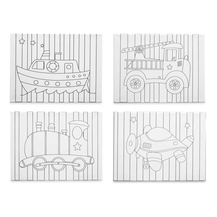 Lienzo Manualidad 30X40Cm Vehiculos Surtidos Pincello (16 Unidades) 1 Lienzo Manualidad 30X40Cm Vehiculos Surtidos Pincello (16 Unidades) 1