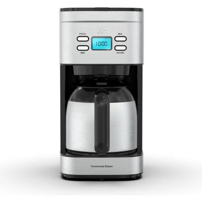 CONTINENTAL EDISON CF12TIXTH Cafetera de filtro - 1,2 litros - jarra - isotérmica 6