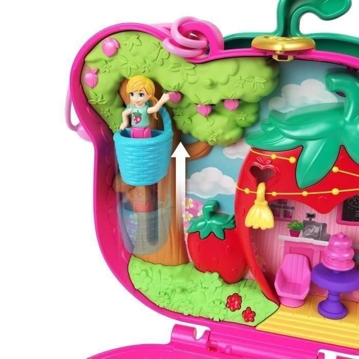 Caja Oso Fresa - Polly Pocket - Hrd35 - Caja Compacta Mini Muñeca Polly Pocket 3